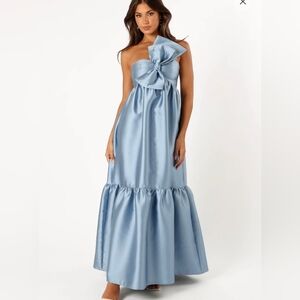 Petal & Pup Denim Blue Smocked Dress